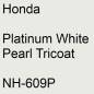 Preview: Honda, Platinum White Pearl Tricoat, NH-609P.